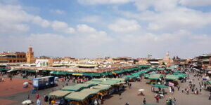 Marrakech - centrale plein